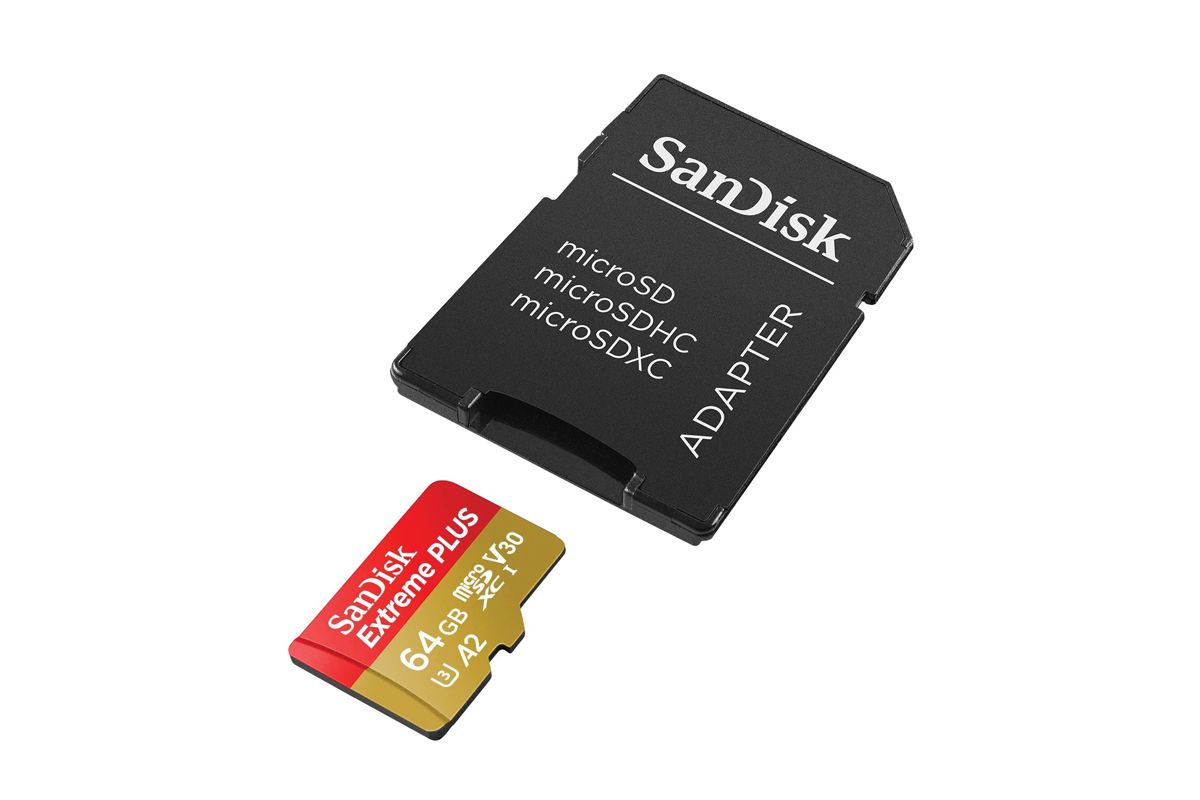 SanDisk Extreme Micro SDXC 64GB for Action Cams and Drones