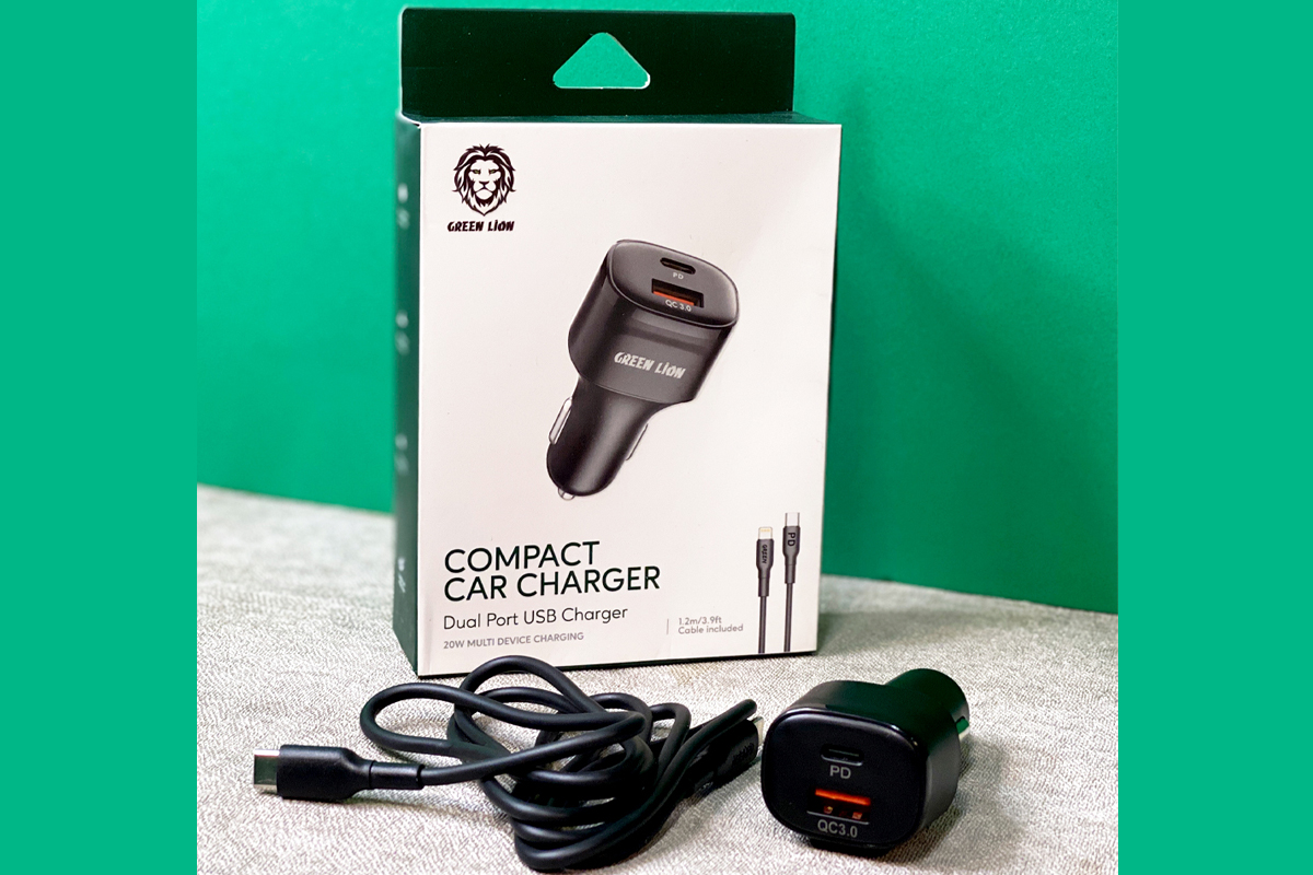 Green Lion  Compact Car Charger - 20W